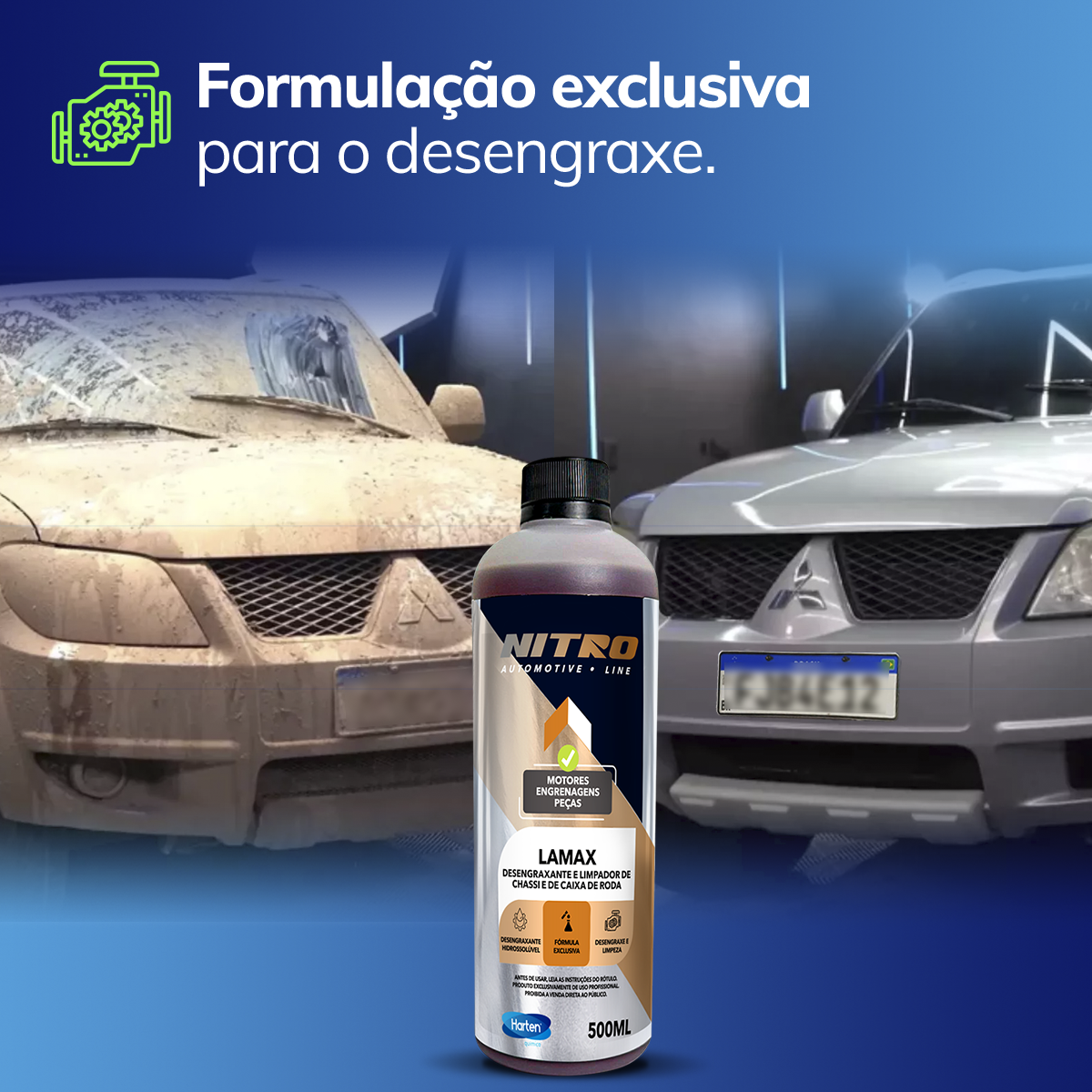 Lamax -Shampoo Desincrustante De Lama E Graxa